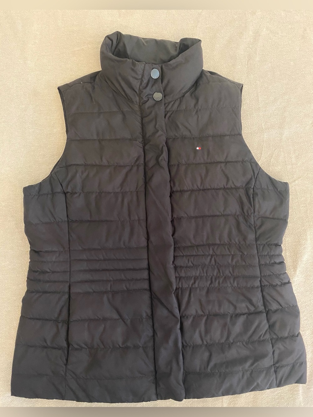 Tommy Hilfiger Black Quilted Puffer Vest